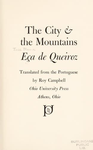 A Cidade e as Serras