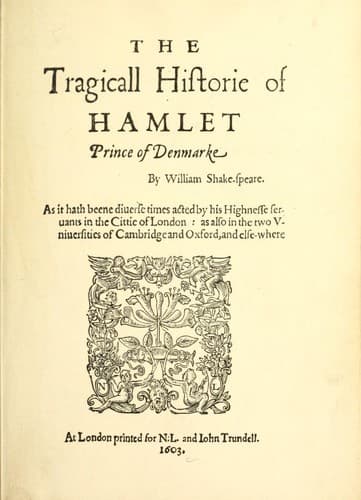 Capa de Hamlet: Drama em cinco Actos