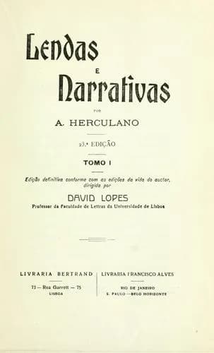 Lendas e Narrativas (Tomo II)