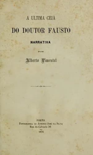 A ultima ceia do Doutor Fausto