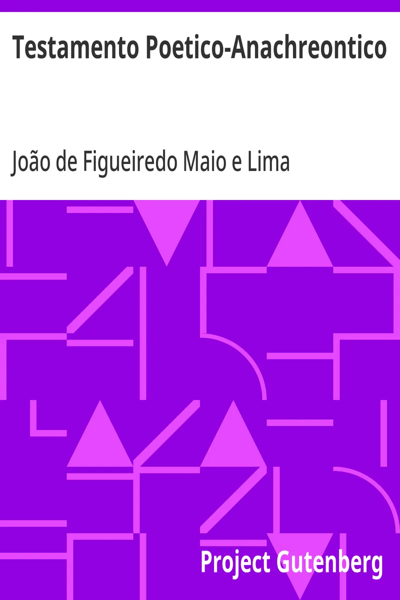 Testamento Poetico-Anachreontico