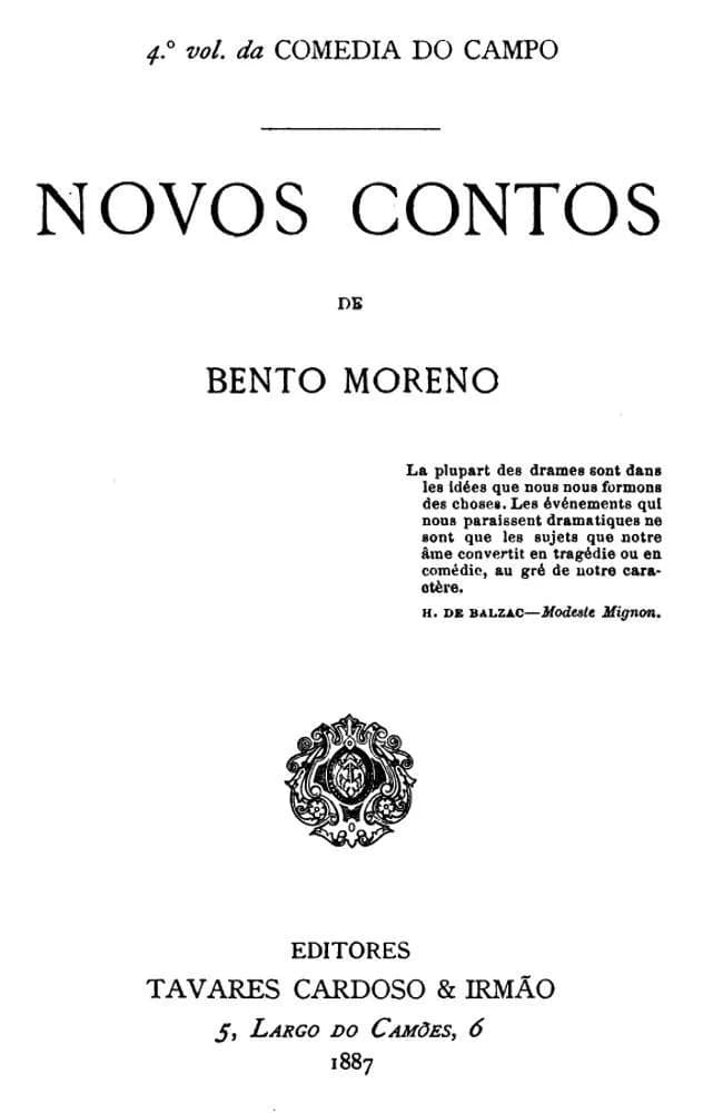 Novos contos: 4º volume da Comedia do Campo