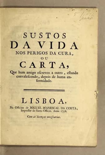 Sustos da Vida nos Perigos da Cura